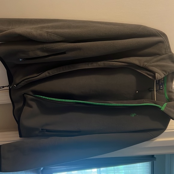 Gray Polo Jacket. No stains - Picture 4 of 5